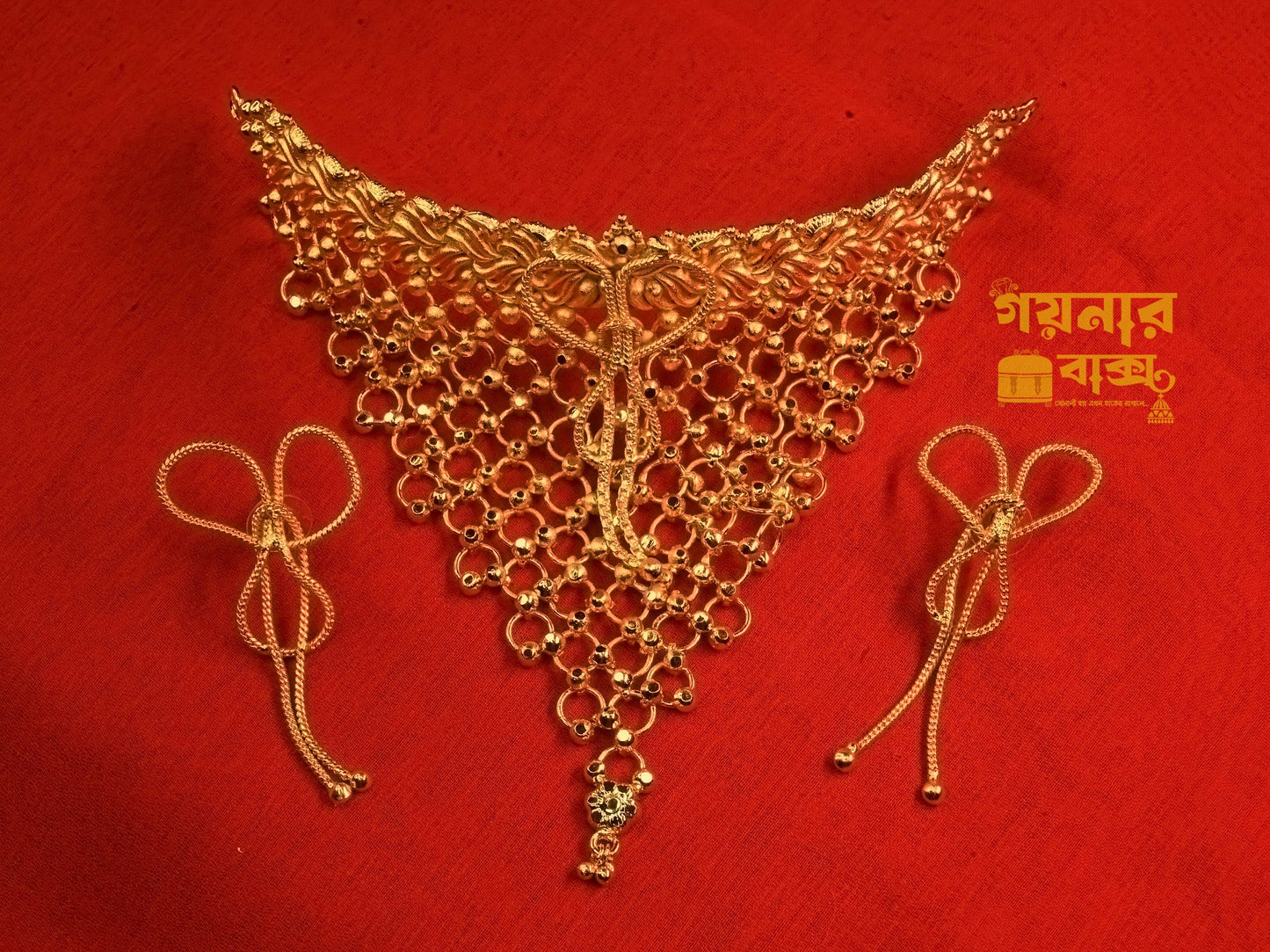 choker bow with jhalar