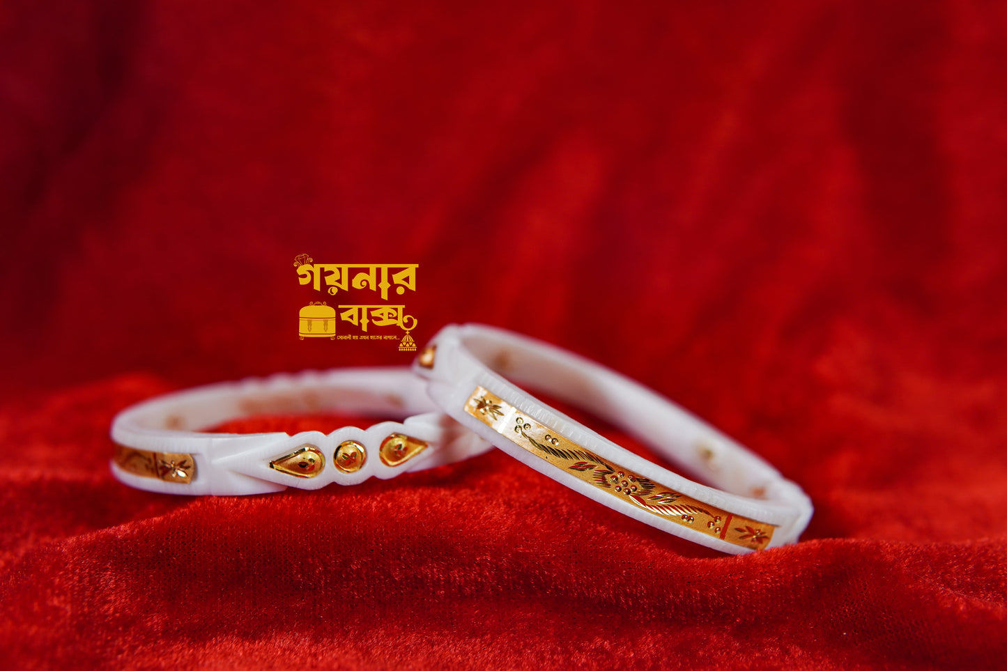 Half Pat With Tip Sankha Pair