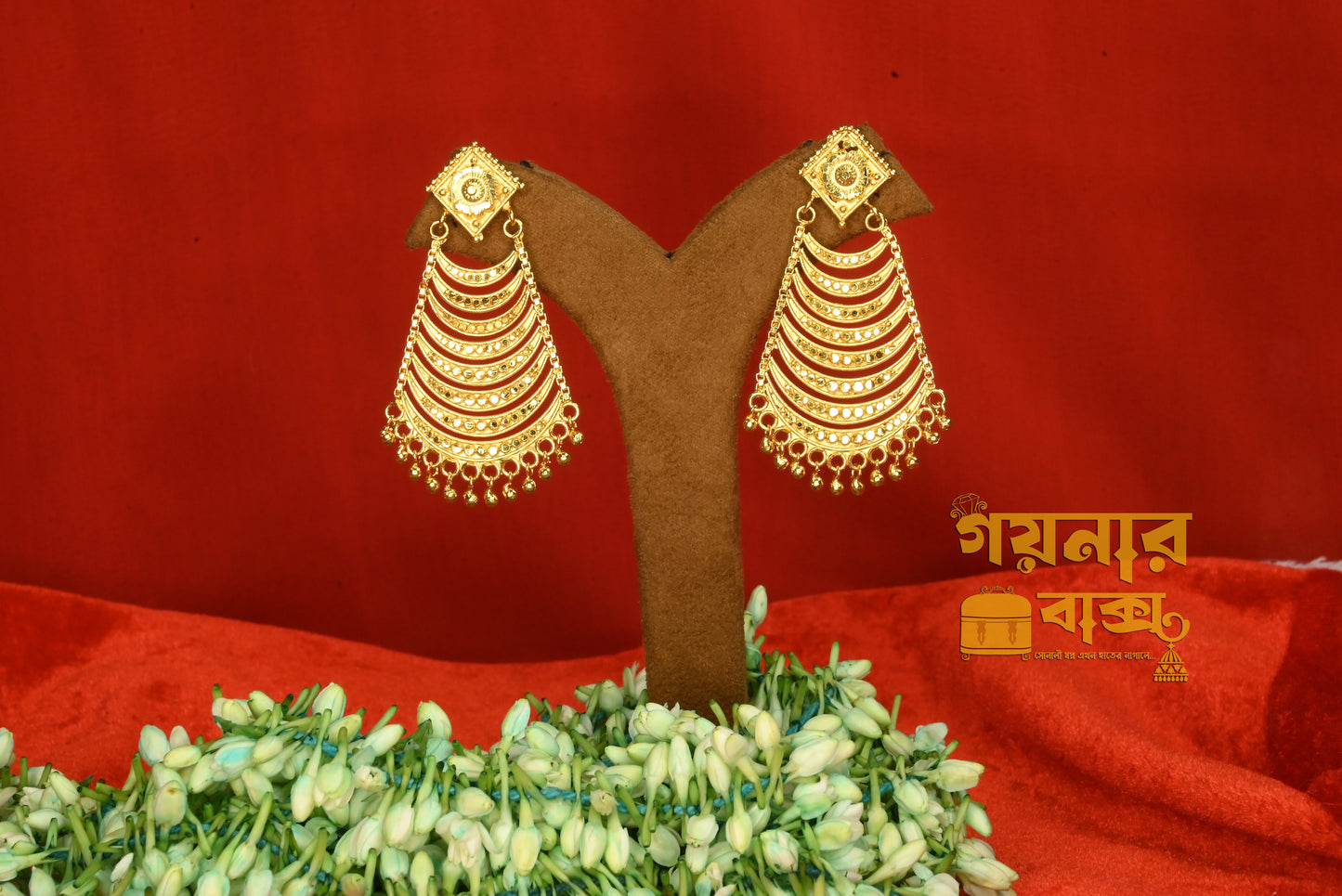 Triangle layered Earings