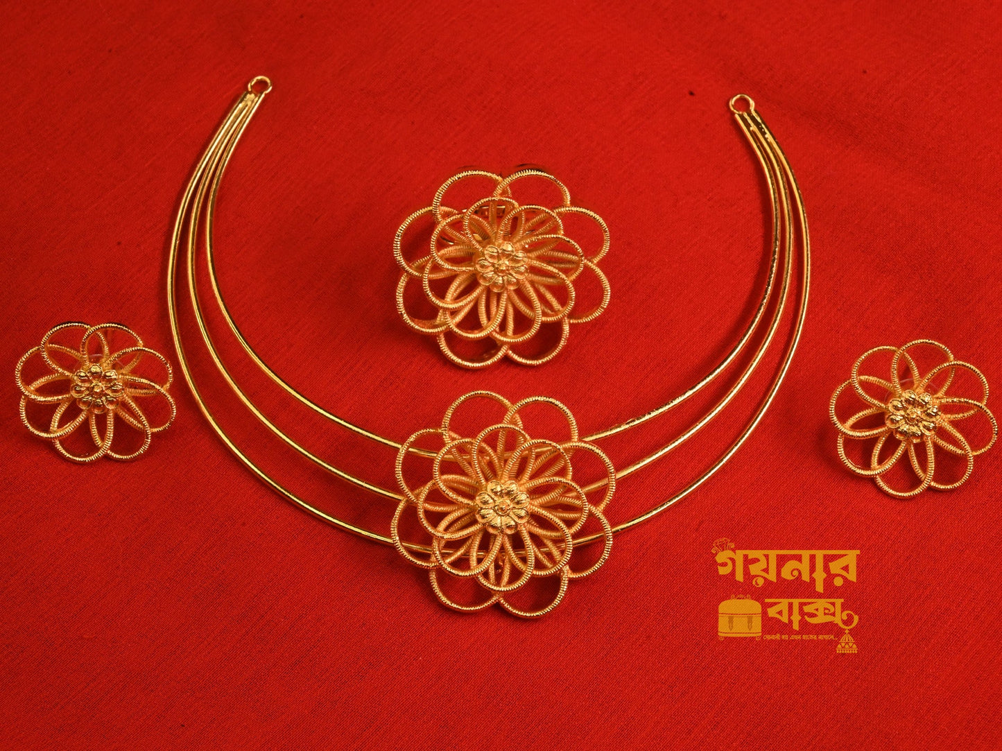wired single floral with rings